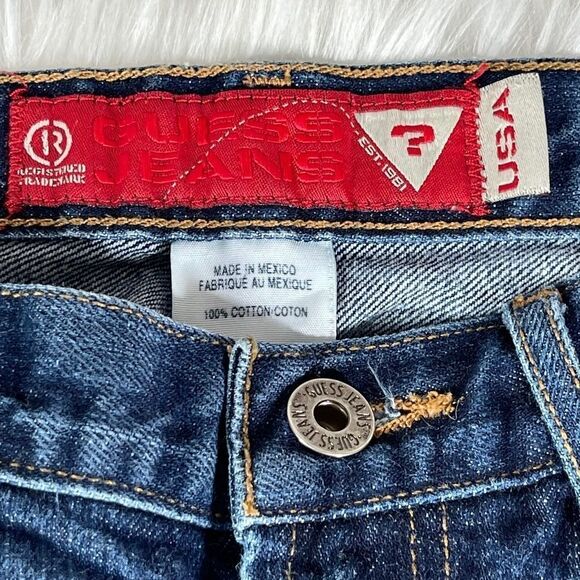 Guess USA Vintage Mid Rise Straight Leg JEans Sz 26 - Picture 9 of 9